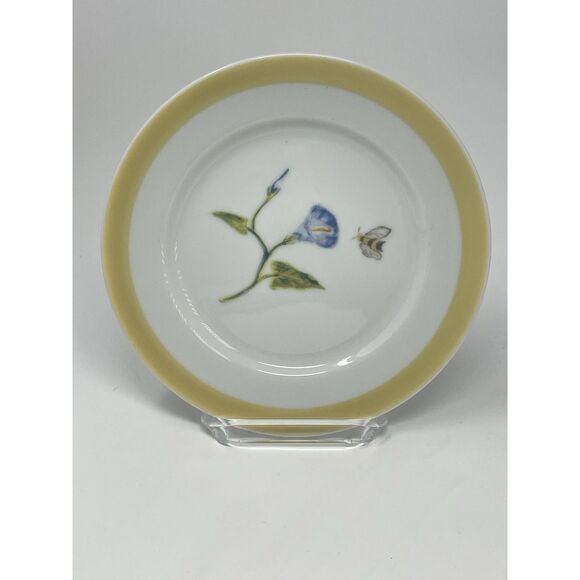 Williams Sonoma Summer Studies Salad Plates Flowers Bugs Herbs 7.75” Set of 4 - Picture 6 of 9